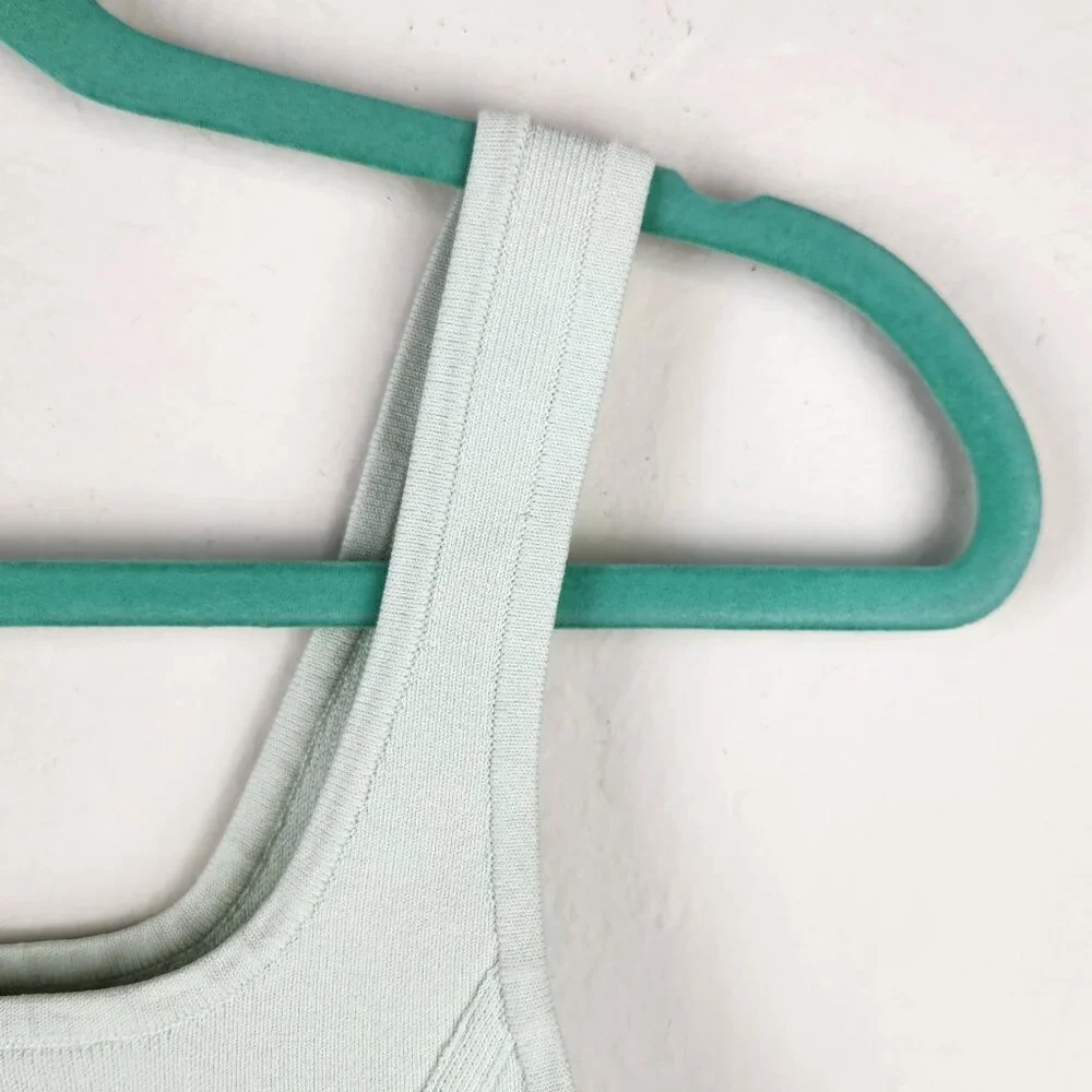 Aritzia Babaton Sculpt Knit Square Neck Bustier Crop Tank Top sz S - Picture 5 of 9